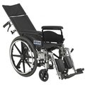 Refuah Viper Plus GT 18" Reclining Wheelchair with Full Arms RE270892